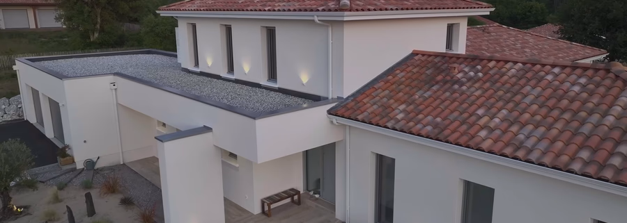 Maison contemporaine individuelle Landes Habitat