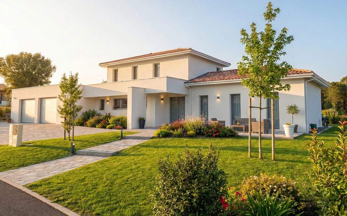 Villa d'architecte « HouseDayNight » — Constructeur maison neuve Landes