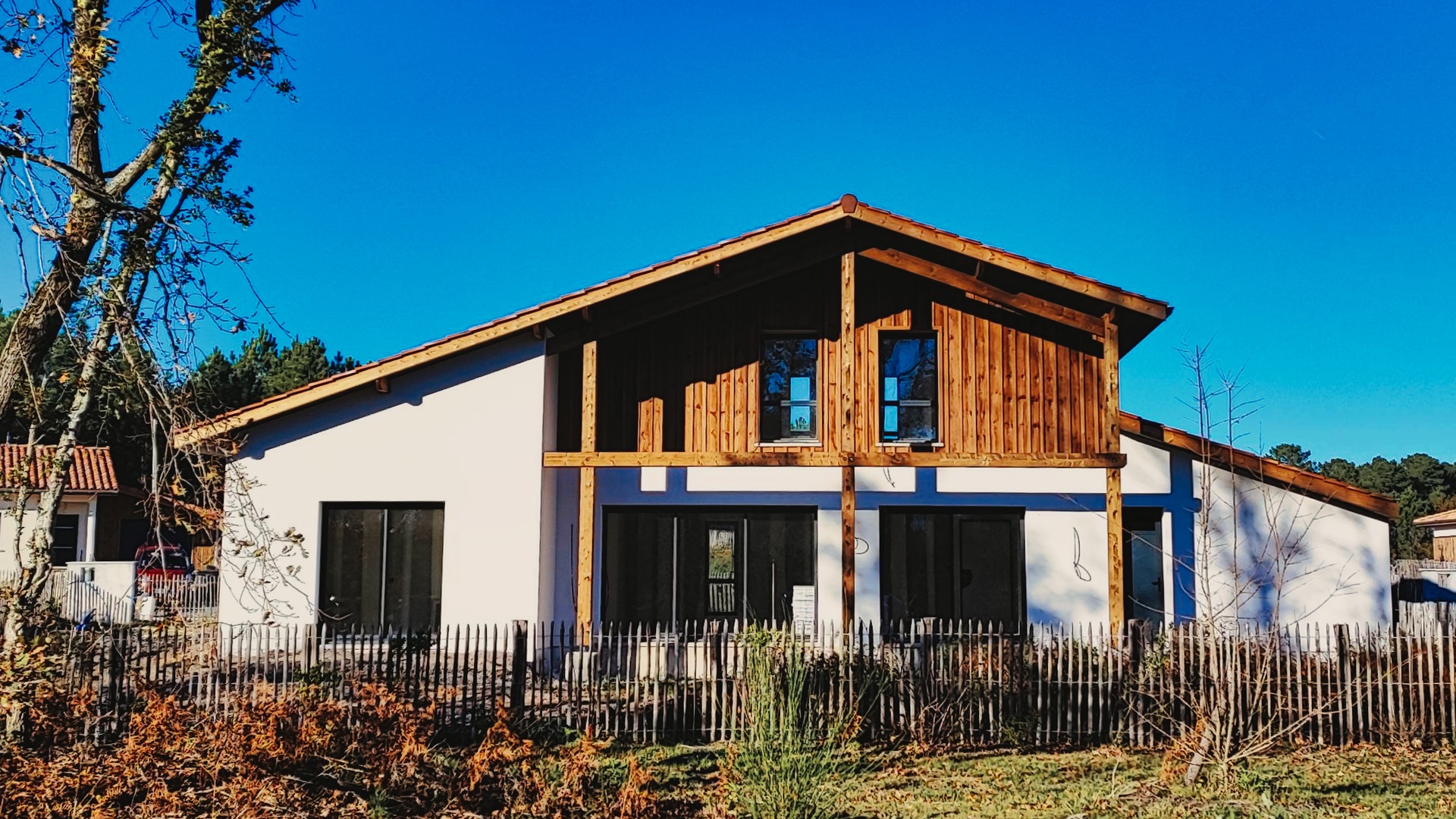 Construction d’une maison landaise contemporaine à Moliets-et-Maa
