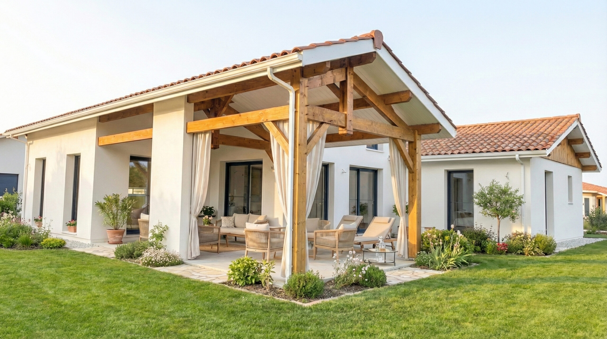 Construction maison Vielle-Saint-Girons : Villa contemporaine 141m² RE2020 | Landes Habitat